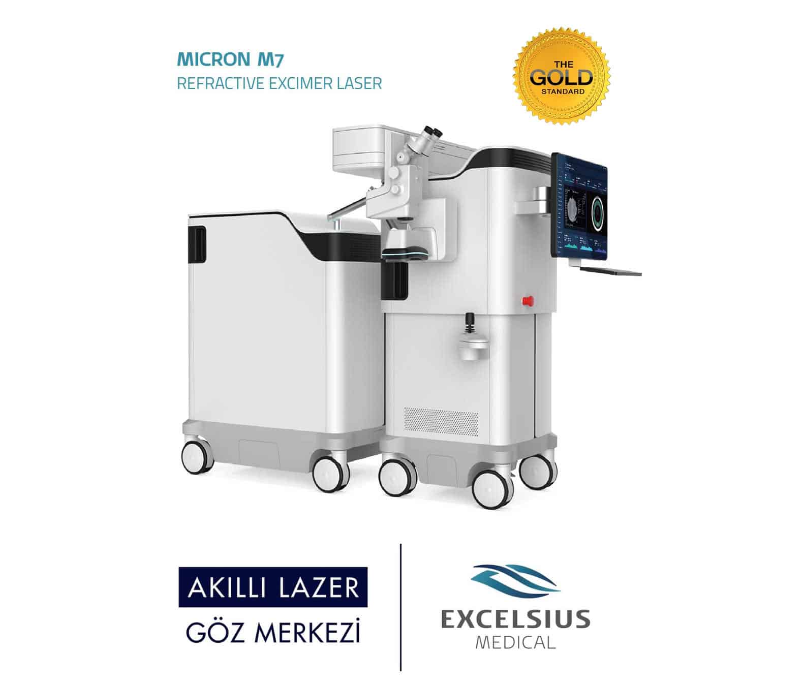 Excimer lazer teknolojisi 1200 hz. Excelsius Micron M7 model H, Excimer laser lazer technology, Akıllı lazer göz merkezi, Nişantaşı Göz Merkezi, Smart Lazer Eye Center, Nişantaşı hastanesi, Akademi Göz Merkezi